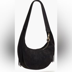 Elizabeth and James Black Hobo Bag